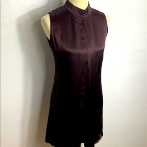 Jenny Han Brown Silk Dress